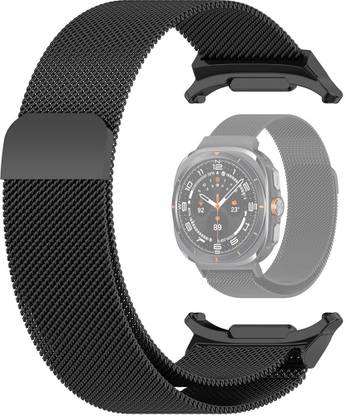 sannidhi Stainless Steel Mesh Magnetic Band for Galaxy Watch 47mm Smart Watch Strap