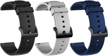 PUNAK 22MM Silicon Smart Watch Strap PACK OF 3 Smart Watch Strap
