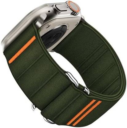 SUITISBEST Apple Watch Nylon Sport Loop Strap with S-Hook for Ultra 2 / Ultra,49MM,45MM,44MM,42MM Smart Watch Strap