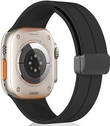 SwapME Magnetic for Apple Watch Ultra Band 49mm 45mm 44mm 42mm, iWatch Bands Men/Women,Soft Sport Silicone Replacement Wristband Strap for Apple Watch Band Series 8/7/6/5/4/3/2/1/SE Smart Watch Strap