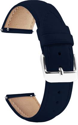 ACM Watch Strap Leather Belt for Texton X-20 Smartwatch Band Blue Smart Watch Strap
