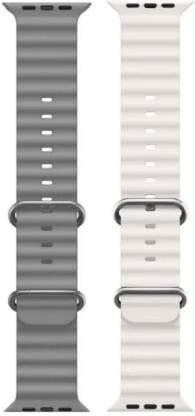 Flipkart SmartBuy Soft Silicone Watch Strap Compatible With Watch Strap 42mm 44mm,45mm,49mm, T500, T800, Ultra Smart Watch Strap