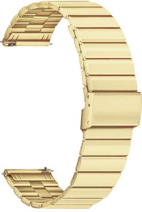 ACM Watch Strap Adjustable Steel for Huawei Watch Gt 3 Pro Ceramic Edition Gold Smart Watch Strap