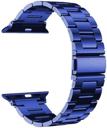 PUNAK Stainless Steel Metal Chain Strap For Ultra Watch 49 mm, Series 8 / 7 45 mm, Series 6 / 5 / 4 44 mm Smart Watch Strap