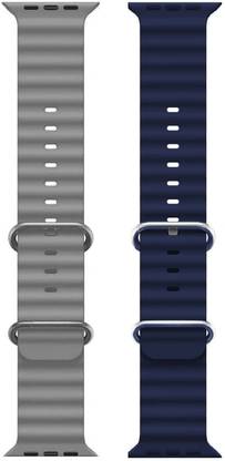 ABSOLUTE LIFESTYLE Ocean Smart Watch Strap Belt for Ultra Watch 49 mm, Series 8 / 7 45 mm, Series 6 / 5 / 4 44 mm, Series 3 / 2 / 1 42 mm, T800 Ultra, Watch 8 Ultra, i8 Pro Max, W26, T800. Smart Watch Strap