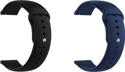 ACM Pack of 2 Watch Strap for New Pebble Polar Smartwatch Belt 3637170 mm Silicone Watch Strap
