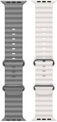 Gadgetzilla Ocean Smart Watch Strap Belt for Ultra Watch 49 mm, Series 8 / 7 45 mm, Series 6 / 5 / 4 44 mm, Series 3 / 2 / 1 42 mm, T800 Ultra, Watch 8 Ultra, i8 Pro Max, W26, T800. Smart Watch Strap Smart Watch Strap
