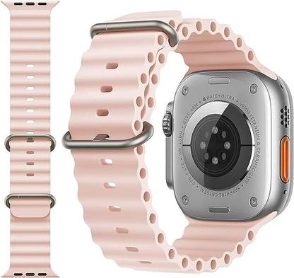 Wrapo 42/44/45/49MM Smooth Soft Silicon sport Belt for Series Ultra/8/7/6/5 Smart Watch Strap