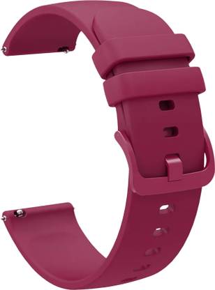 ACM Watch Strap Silicone Color Hook for Dizo Watch D Sharp Smartwatch Belt Band Purple Smart Watch Strap
