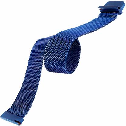 Viraan 20 mm Band Strap Magnetic Milanese Compatible with Samsung Galaxy Watch 3 41mm, Galaxy 42mm, Galaxy Active 40mm, Active 2 (40-44mm) / AmazeFit BIP/BIP Lite/AmazeFit GTS, Amazefit GTR (42mm) / VivoActive 3 / RealMe Classic, Fashion Smart Watch Strap
