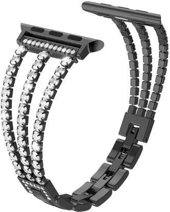 Oboe 45mm Diamond Bling Chain Bracelet for Apple Watch iWatch Series 8 7 6 5 4 3 2 SE Smart Band Strap