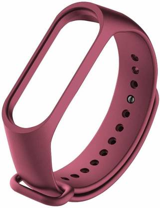 PORTLIX Adjustable Xiaomi Mi Band 3/ Mi Band 4 Watch band Silicone Strap Colour Band Bracelet (Not Compatible with Mi Band 1/2) Smart Band Strap