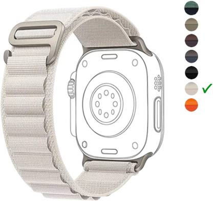 onefit Alpine Loop Strap Nylon Watch Band for Apple Watch 42mm/44mm/45mm/49mm (Only Alpine Loop, Watch NOT Included) Smart Watch Strap