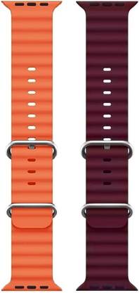 PUNAK Watch Strap Belt for Ultra Watch 49 mm, Series 8 / 7 45 mm, Series 6 / 5 / 4 44 mm, Series 3 / 2 / 1 42 mm, T800 Ultra, Watch 8 Ultra, i8 Pro Max, W26, T800. Smart Watch Strap