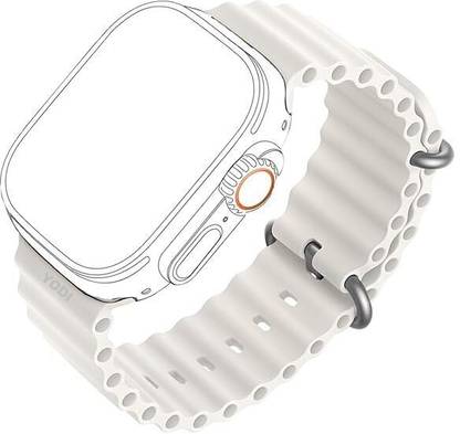 kingbell Straps Compatible with Apple Watch 42mm 44mm 45mm 49mm, Replacement Band Soft Silicone Sport Strap for iWatch Ultra Series 8/7/6/5/4/3/2/1 SE Smart Watch Strap