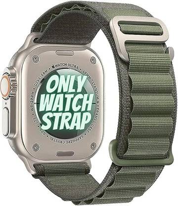 KICKSTORM Alpine Loop Nylon Band Adjustable Loop Sport Breathable Strap Watch Not Included Smart Watch Strap Ultra1/Ultra2/ 9/8/7/6/5/4/3/2/1/SE Compatible For Strap 49mm /45mm/44mm/42mm Smart Watch Strap Smart Watch Strap