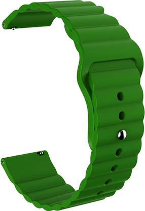 ACM Watch Strap Wave Belt for French Connection Rogue Smartwatch Band Green Smart Watch Strap