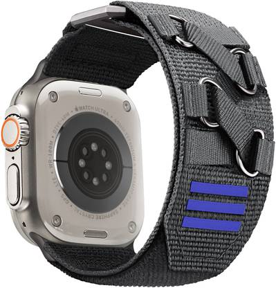 SUITISBEST Apple Watch Rugged Nylon Loop Strap for Ultra 2 / Ultra, 49mm, 45mm, 44mm, 42mm Smart Watch Strap
