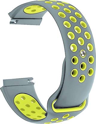 ACM Watch Strap for Riviera Rsw-006 Smartwatch Belt Band Grey & Green Smart Watch Strap
