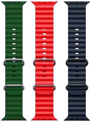 SONVI Ocean Smart Watch Strap Belt for Ultra Watch 49 mm, Series 8 / 7 45 mm, Series 6 / 5 / 4 44 mm, Series 3 / 2 / 1 42 mm, T800 Ultra, Watch 8 Ultra, i8 Pro Max, W26, T800,T900,T10,I8 pro,I7 pro,S8 ultra,watch 8,Watch 9 Smart Watch Strap