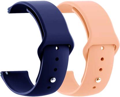 AOnes Pack of 2 Silicone Belt Watch Strap for Noise Colorfit Caliber Go Smart Watch Strap