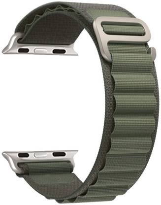 Meyaar Nylon Alpine Loop Band Compatible With Apple iWatch Band 49|45|44|42mm 49 mm Fabric Watch Strap Smart Band Strap