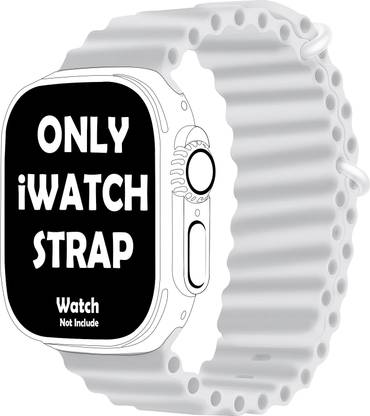 StrapsKart Ocean iWatch Ultra 49mm /45mm/44mm/42mm/ Series 8/7/6/5/4/3/SE Silicone Loop Band Smart Watch Strap