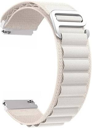 KHR 20mm Alpine Loop Belt for AmazFit, Noise Colorfit, Fireboltt, Boat for All 20MM Smart Watch Strap