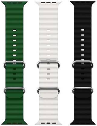 SONVI Ocean Smart Watch Strap Belt for Ultra Watch 49 mm, Series 8 / 7 45 mm, Series 6 / 5 / 4 44 mm, Series 3 / 2 / 1 42 mm, T800 Ultra, Watch 8 Ultra, i8 Pro Max, W26, T800,T900,T10,I8 pro,I7 pro,S8 ultra,watch 8,Watch 9 Smart Watch Strap