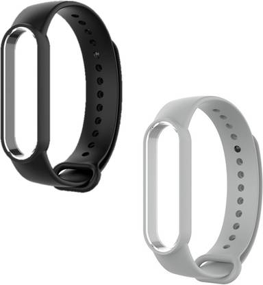 Flipkart SmartBuy Silicone Combo Pack of 3 Watch Band Compatible For MI 5 & MI 6 BAND (NOT FOR M2/M3) Smart Band Strap