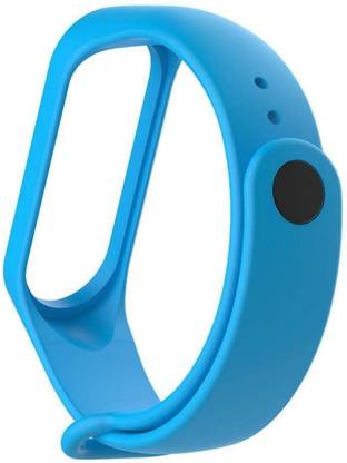 TRENDINGVIEW Mi Band 3 & Mi Band 4 (XIOAMI) Silicone Watch Replacement Band – Light Blue , Soft & Comfortable Smart Band Strap