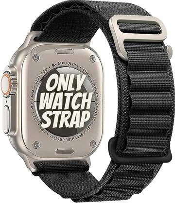 bagsio Alpine Loop Nylon Bands/Straps for iWatch Ultra Series SE 8 7 6 5 4 3 2 1 Smart Watch Strap