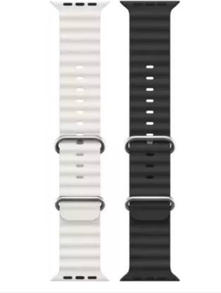 CURASIA Ocean Alpine loop Strap For Apple iWatch Ultra Bands 45mm 44mm 42mm Sport Loop 49 mm Silicone Watch Strap Belt Smart Watch Strap