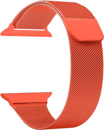 ACM Sliding Watch Strap Magnetic for Apple Watch Series 1 38mm Smartwatch Orange Smart Watch Strap