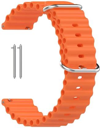 KHR 20mm Ocean Strap Band for Dizo, Pebble, Realme, Boat, Noise Colorfit, Fireboltt, Oneplus for All 20MM (Check Model List) Smart Watch Strap