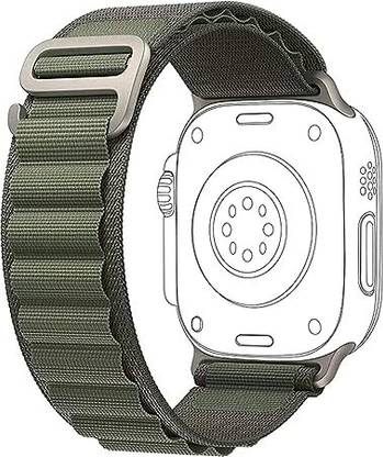 Noteplus Alpine Loop Nylon Bands Compatible with Apple Watch Band 49mm 45mm 44mm 42mm Women Mens, Adjustable Sport with Metal G-Hook Braided Strap for iWatch Ultra Series SE 8/7/6/5/4/3/2/1 Smart Watch Strap