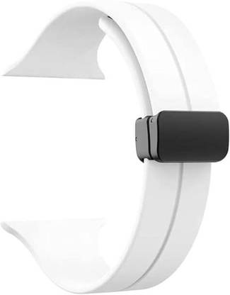 Wrapo Silicone Sport Band Compatible with Apple Watch 38mm 40mm 41mm 42 mm 44 mm 45 mm 49 mm, Magnetic Clasp Adjustable Strap Compatible for iWatch Series SE Series 1-8 Smart Watch Strap