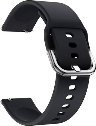 ACM Watch Strap Hook Belt for Noise Colorfit Vivid Call Smartwatch Band Black Smart Watch Strap