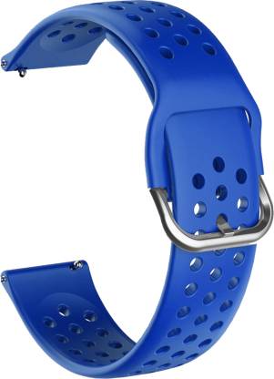 ACM Watch Strap Dot Belt for Noise Noisefit Twist Smartwatch Band Navy Blue Smart Watch Strap