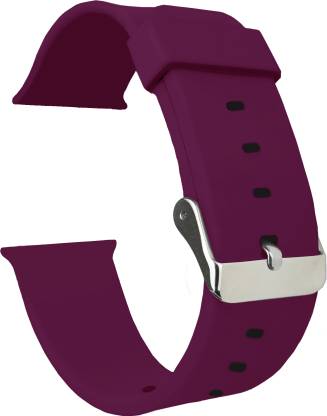 ACM Sliding Watch Strap Silicone for Apple Watch Series 3 42mm Smartwatch Belt Band Purple Smart Watch Strap