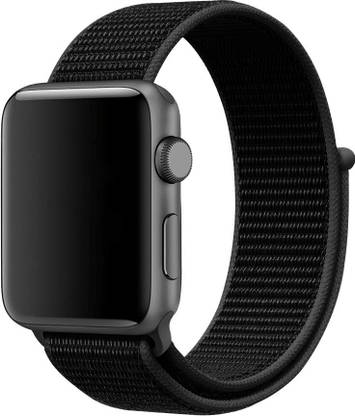 DailyObjects Black Nylon WatchBand (42/44mm) Smart Watch Strap