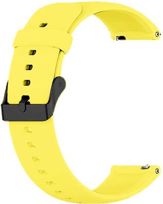 MOBISINGH MSH22CY013YW 22MM Silicon Watch Strap Belt (Measure Watch Lugs before Ordering) 22 mm Silicone Watch Strap