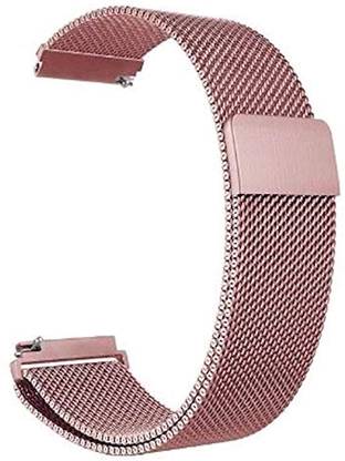 Big Wings Premium Stainless Steel Smart watch straps for NOISE ICON BUZZ, AMAZFIT GTS 3 Smart Watch Strap