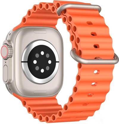 aksesariSphere Apple Watch Strap Ocean Band is a premium, durable and unbreakable strap. It is waterproof and is compatible with Apple Watch Series 9 8 7 6 5 4 and Apple Watch Ultra Series 2 and Series 1 Smart Watch Strap Smart Watch Strap
