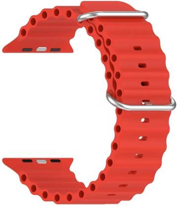 Slugabed Ocean Loop 38mm/40mm/41mm Band for Watch Series 8/7/6/5/4/3/2/1 SE Red Smart Watch Strap
