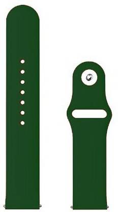 BLACK LOVIES 20 MM Soft Silicon Smartwatch Strap Compatible With BO_ AT Zenit Smart Watch Strap