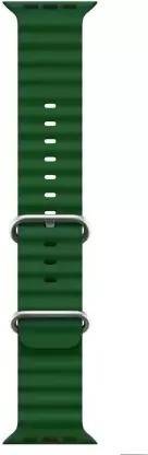RUPELIK Ocean Silicone iWatch Strap Series Ultra 8,7,6,5,4,3,2,1/SE Compatible For Strap 49mm/45mm/44mm/42mm Smart Watch Strap