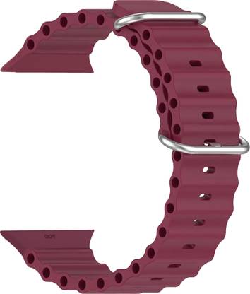 ACM Sliding Watch Strap Silicone Smart for Apple Watch Series 5 40mm Belt Purple Smart Watch Strap