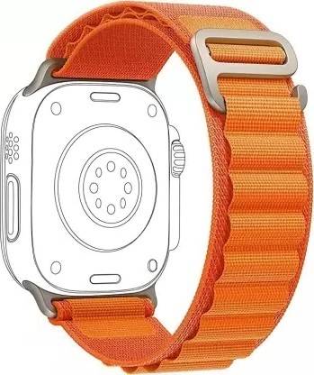 Alpha Electronics Nylon Sport Alpine Loop Watch Straps Compatible for Apple Watch Bands with Titanium G-Hook Strap for iWatch Series 8 7 6 5 4 3 2 1 SE (42MM 44MM 45MM / 49MM Ultra) Watch NOT Included) Smart Watch Strap