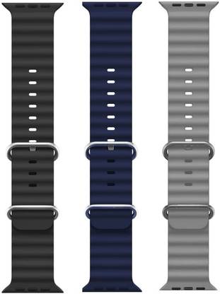 BLACK LOVIES Smart Watch Strap Belt for Ultra Watch 49 mm, Series 8 / 7 45 mm, Series 6 / 5 / 4 44 mm, Series 3 / 2 / 1 42 mm, T800 Ultra, Watch 8 Ultra, i8 Pro Max, W26, S8 Ultra, Smart Watch Strap